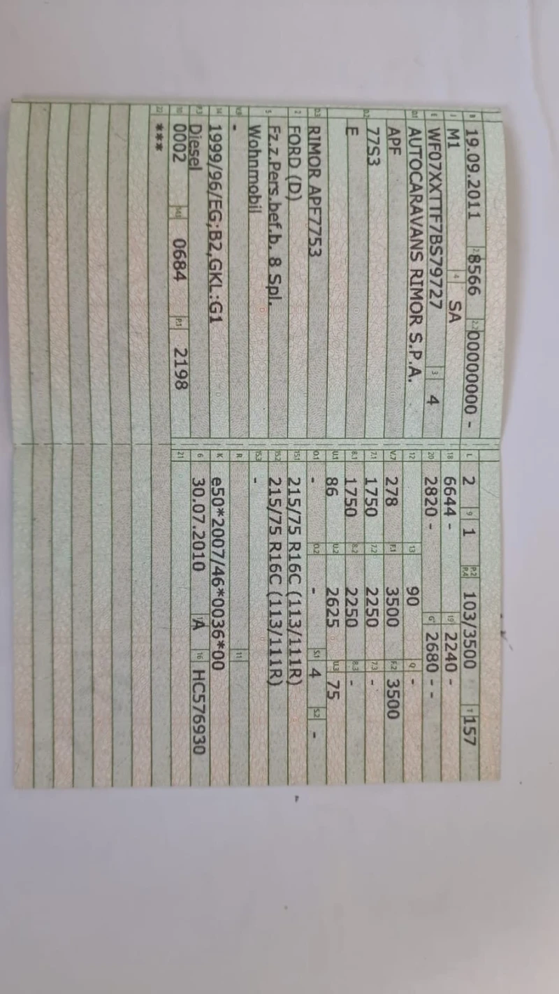 Кемпер Rimor CGO , снимка 12 - Каравани и кемпери - 52057525