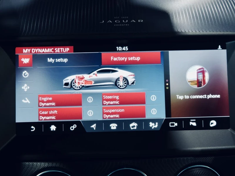 Jaguar F-Type * P450* R-DYNAMIC* Автокредит(Цена до БГ), снимка 13 - Автомобили и джипове - 53344002