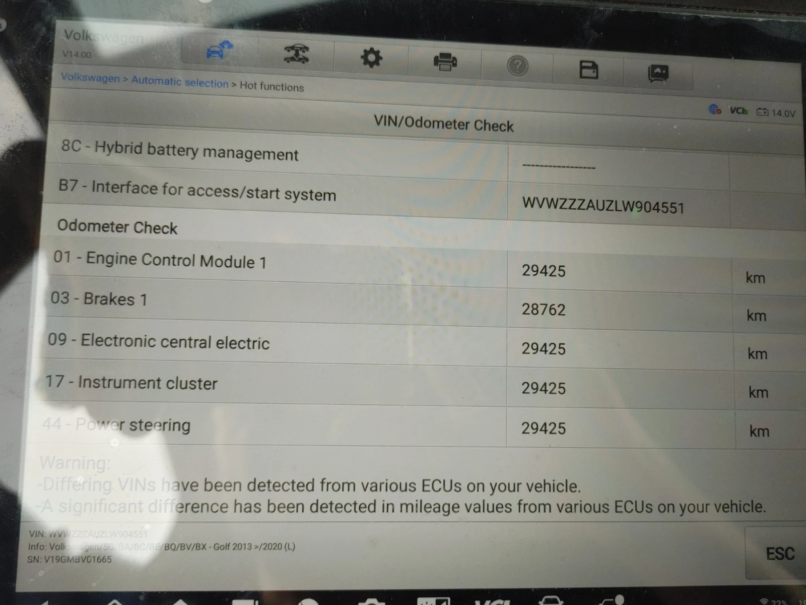 VW Golf, снимка 14 - Автомобили и джипове - 55789275