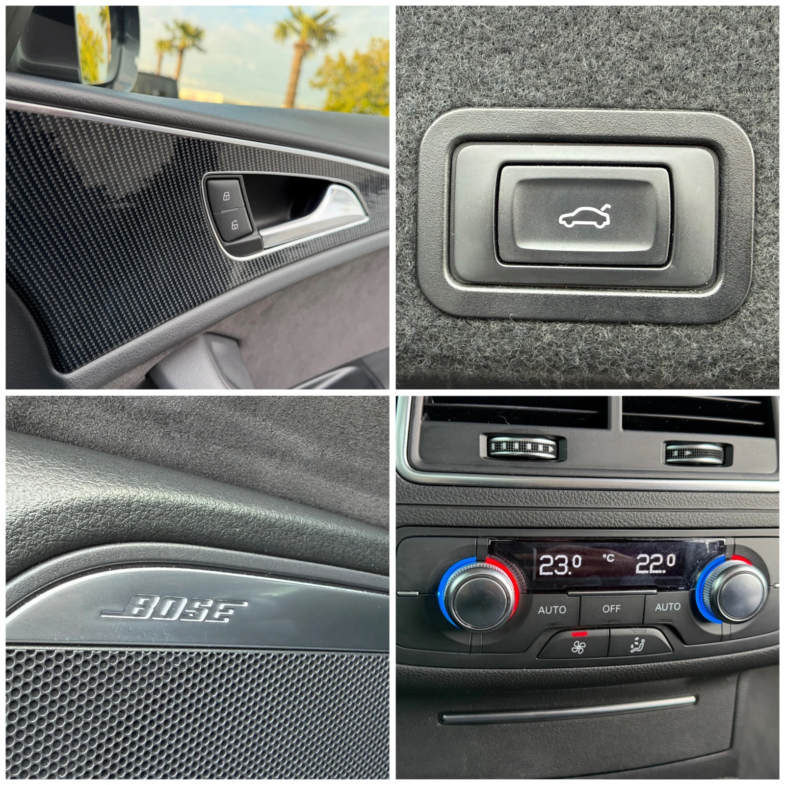 Audi A6 3.0TDI S-line 4x4 #AirMatic#CARBON#BOSE#CAMERA# | Mobile.bg � ����������� 17
