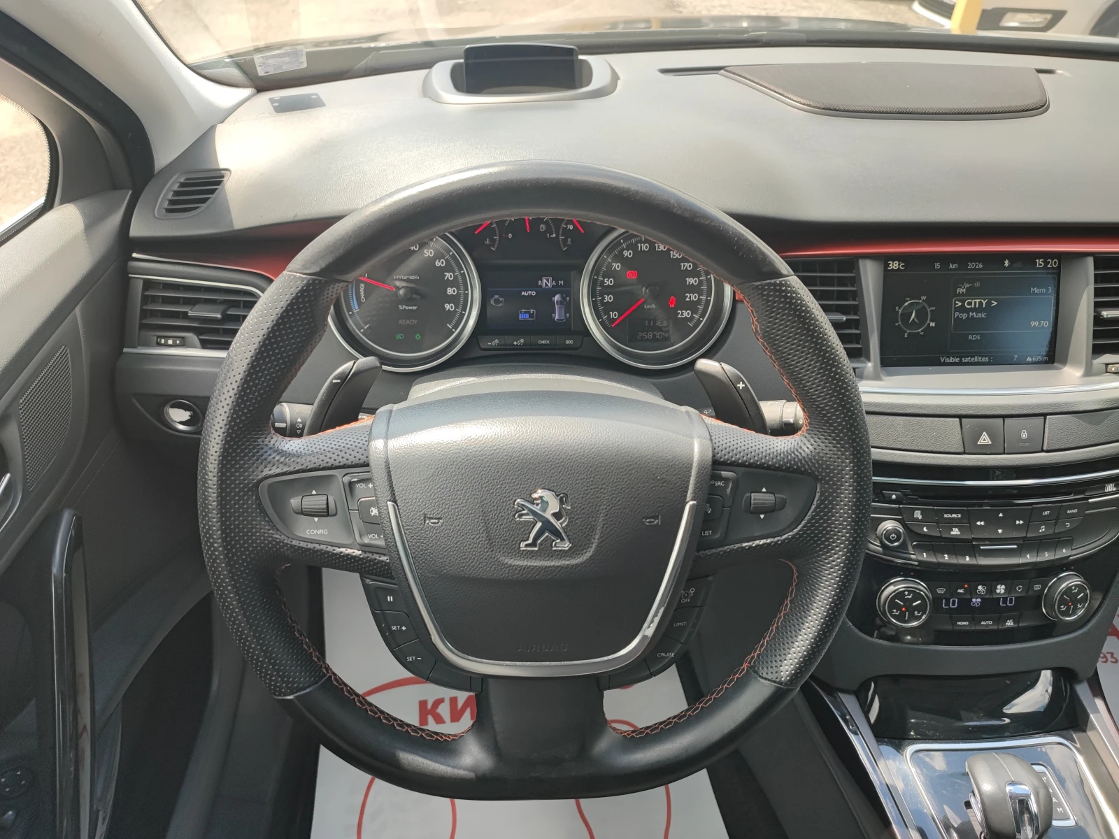Peugeot 508 RXH RXH 2.0HDi-4X4 HYBRID= АВТОМАТИК= ВСИЧКИ ЕКСТРИ !, снимка 12 - Автомобили и джипове - 54914289