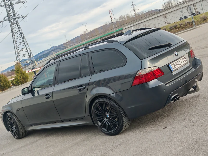 BMW 525 E61//FACE 3.0D// Distronic/Пано/KeyLess , снимка 6 - Автомобили и джипове - 53540752