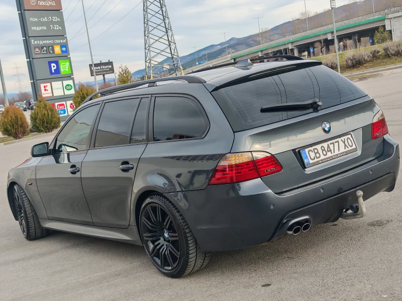 BMW 525 E61//FACE 3.0D// Distronic/Пано/KeyLess , снимка 10 - Автомобили и джипове - 53540752
