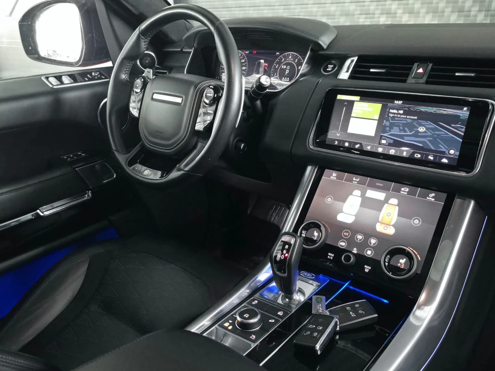 Land Rover Range Rover Sport Range Rover SPORT SVR* 600HP* PANO* 360CAM* MERIDI, снимка 10 - Автомобили и джипове - 54854790