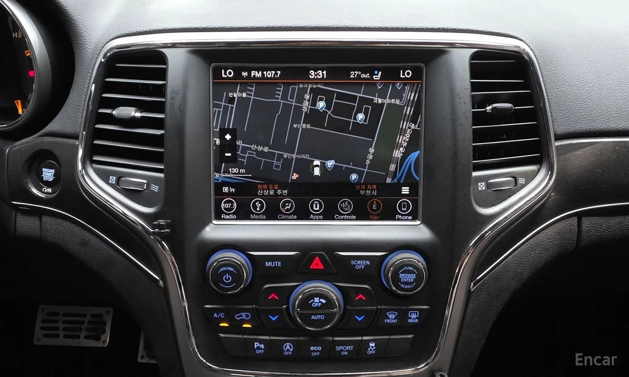 Jeep Grand cherokee 3.6* V6* 8ZF* ПОДГРЕВ* ОБДУХВАНЕ* КАМЕРА* ПАНОРАМА, снимка 8 - Автомобили и джипове - 56007320