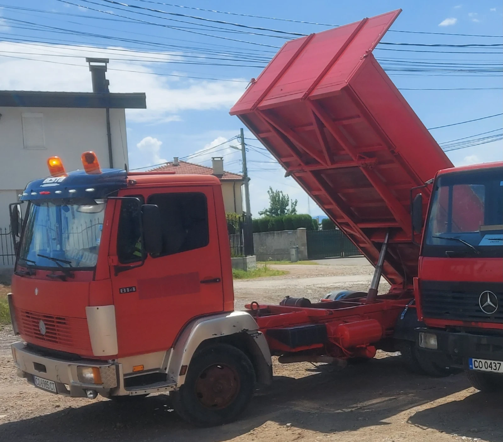 Mercedes-Benz 814 3 странен самосвал 4метра  - изображение 9