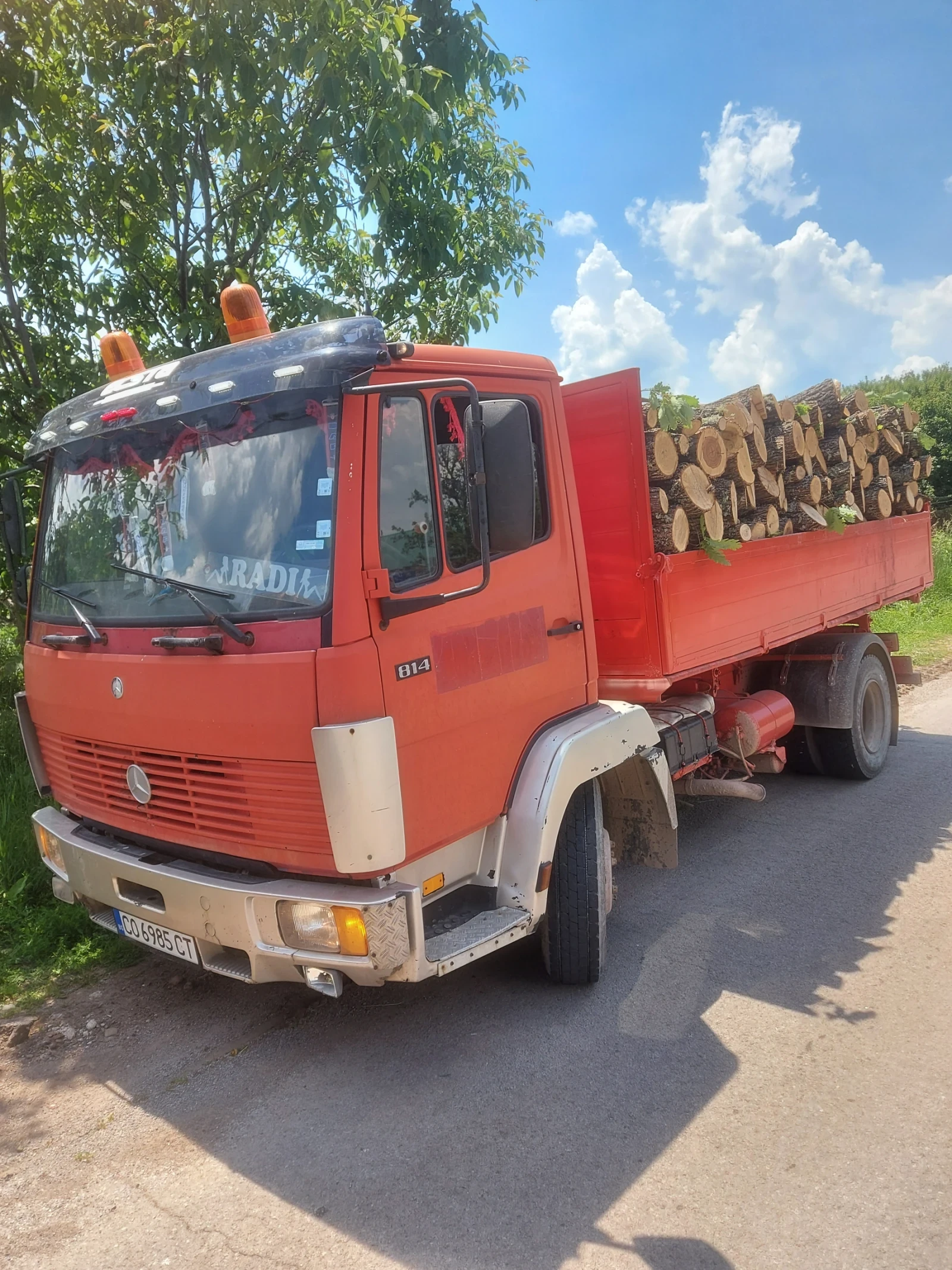 Mercedes-Benz 814 3 странен самосвал 4метра  - изображение 3