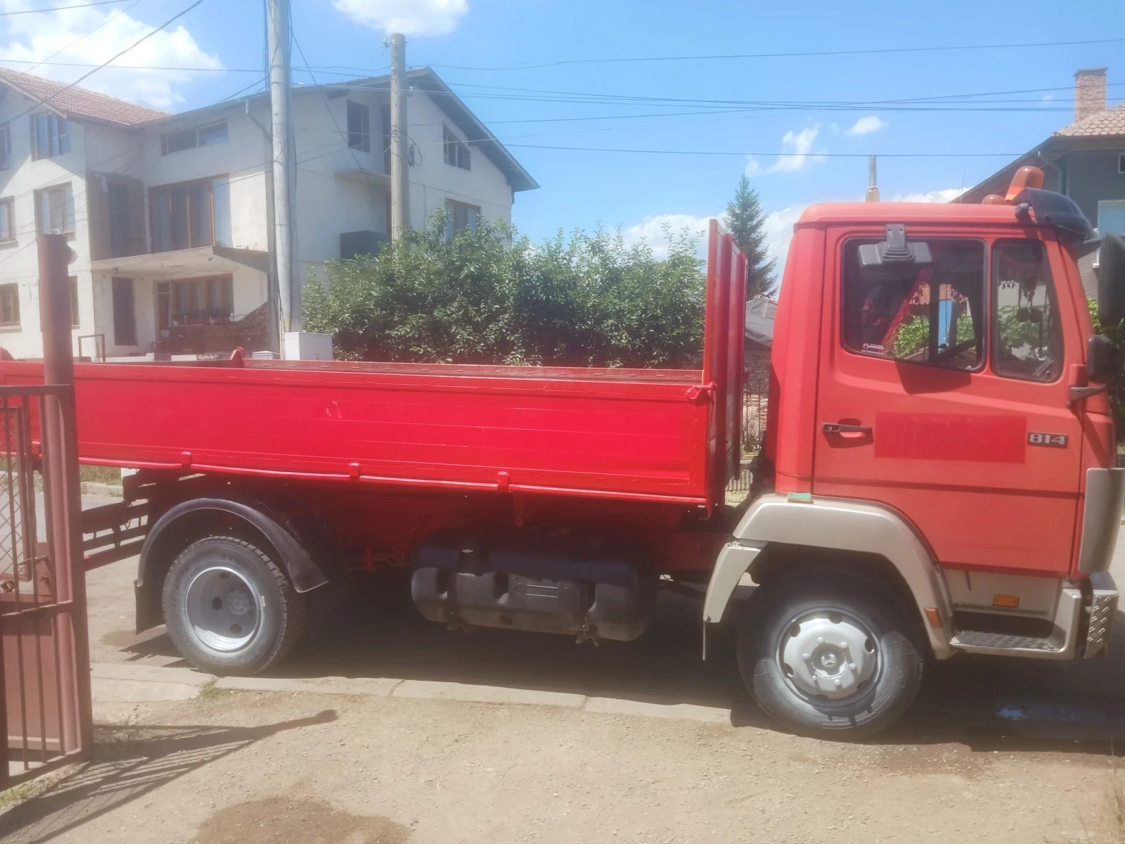Mercedes-Benz 814 3 странен самосвал 4метра  - изображение 8