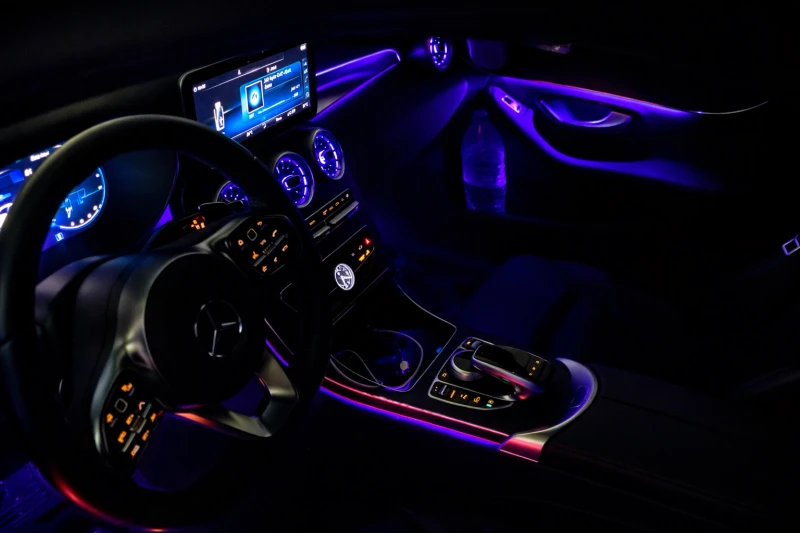 Mercedes-Benz C 300  C 300d 4M AMG 9G     WIDESCREEN-BUMESTER-360-DIST, снимка 12 - Автомобили и джипове - 53583773