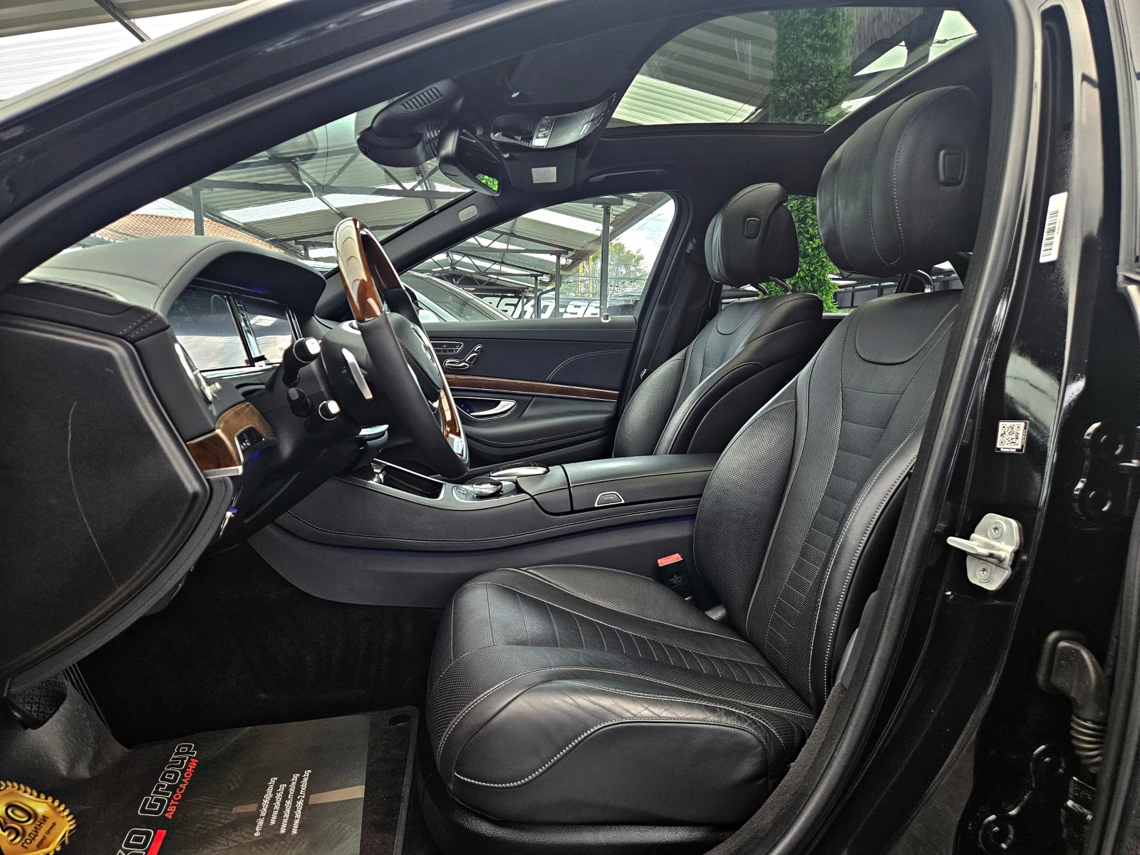 Mercedes-Benz S 350 AMG/9G/PANO/DISTR/CAMERA/BURMESTER/MAСАЖ/ОБДУХ/LIZ, снимка 13 - Автомобили и джипове - 54644582