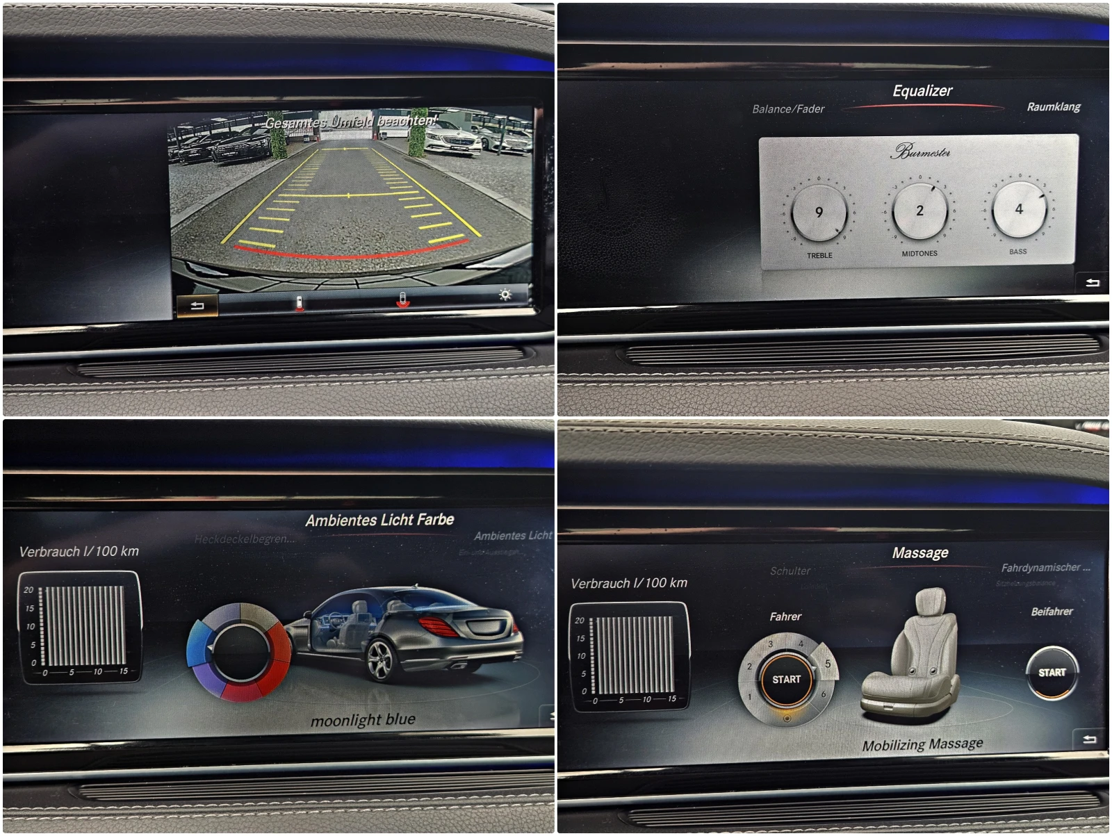 Mercedes-Benz S 350 AMG/9G/PANO/DISTR/CAMERA/BURMESTER/MAСАЖ/ОБДУХ/LIZ, снимка 12 - Автомобили и джипове - 54644582