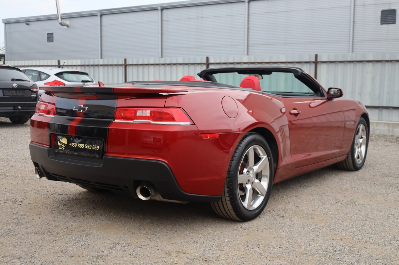 Chevrolet Camaro 3.6i V6 Cabrio KAM Navi Rot TeilLeder 19Zoll #iCar | Mobile.bg � ����������� 5