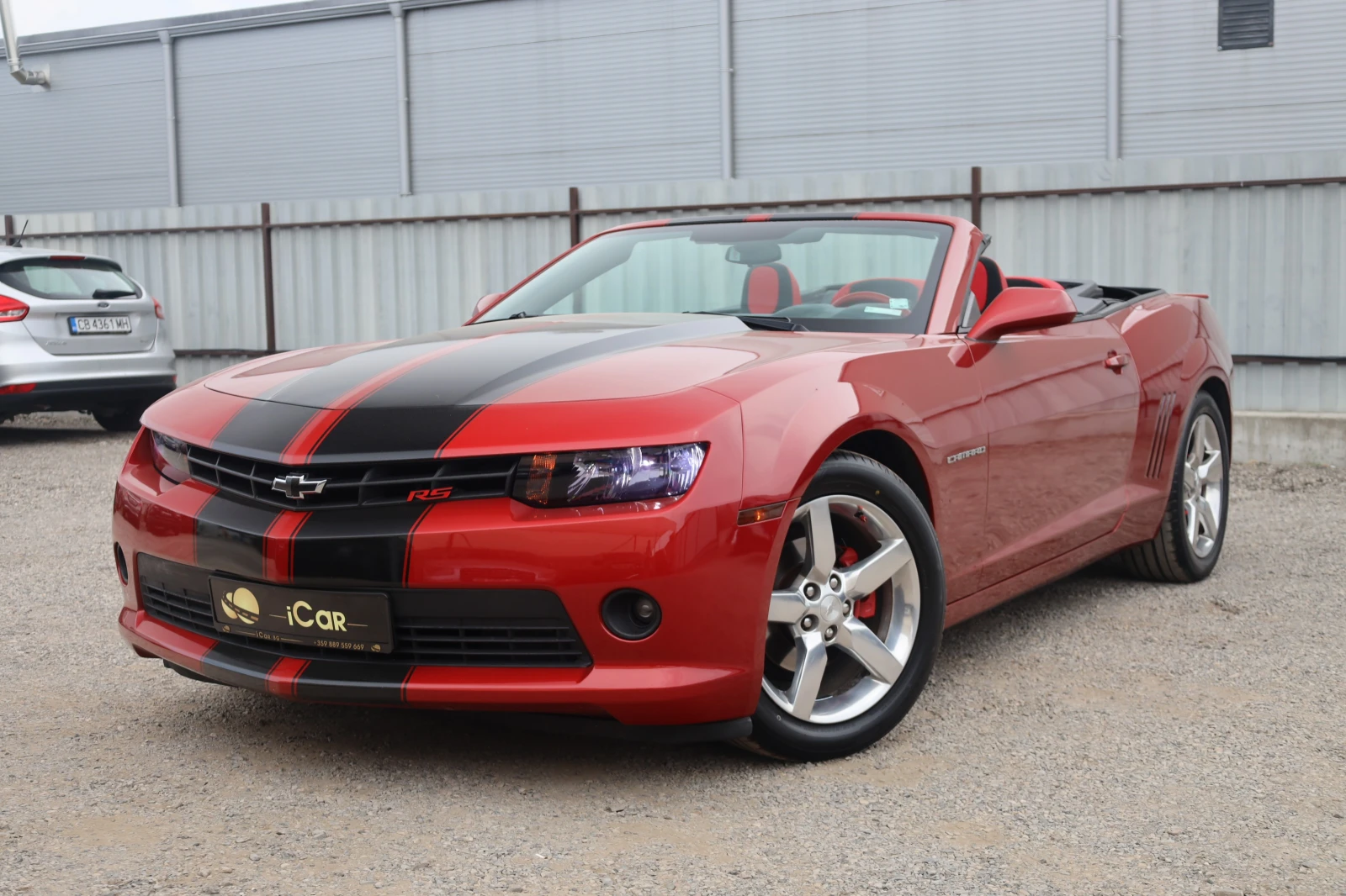 Chevrolet Camaro 3.6i V6 Cabrio KAM Navi Rot TeilLeder 19Zoll #iCar