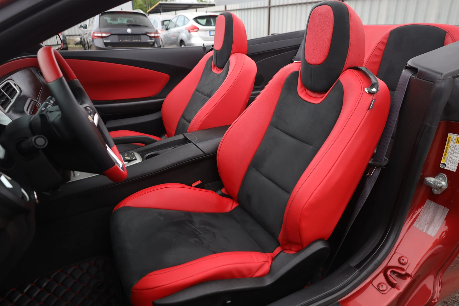 Chevrolet Camaro 3.6i V6 Cabrio KAM Navi Rot TeilLeder 19Zoll #iCar | Mobile.bg � ����������� 12