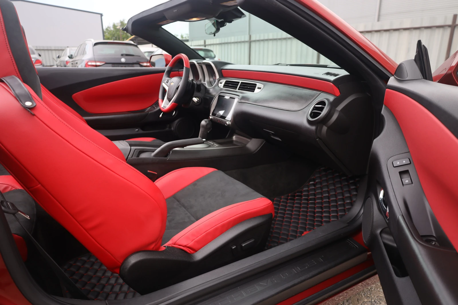 Chevrolet Camaro 3.6i V6 Cabrio KAM Navi Rot TeilLeder 19Zoll #iCar | Mobile.bg � ����������� 8