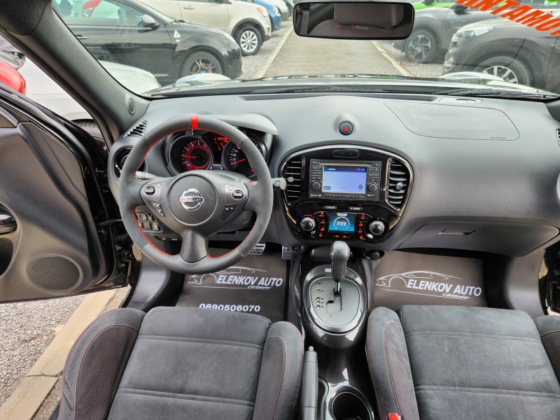 Nissan Juke NISMO-1.6T-200к.с 4x4-АВТОМАТИК-ШВЕЙЦАРИЯ, снимка 11 - Автомобили и джипове - 46790562