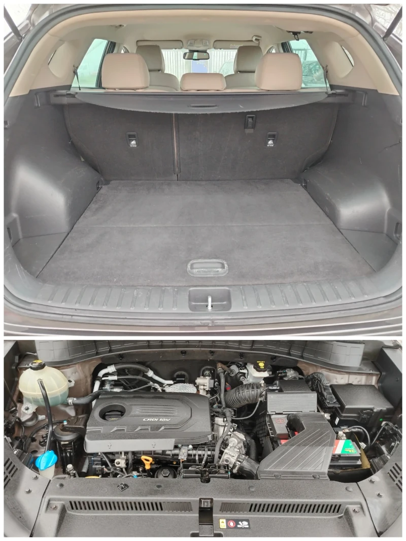 Hyundai Tucson 1.7CRDI-116к.с/НАВИГАЦИЯ/КЛИМАТРОНИК/КОЖА/КАМЕРА!, снимка 17 - Автомобили и джипове - 52817397