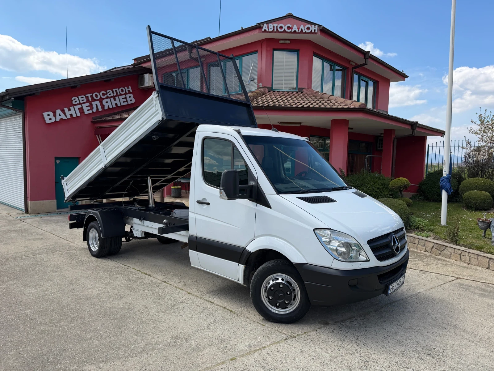 Mercedes-Benz Sprinter 515 CDI* Климатик* Тристранен самосвал* 4.00 метра кош, снимка 12 - Бусове и автобуси - 54156765