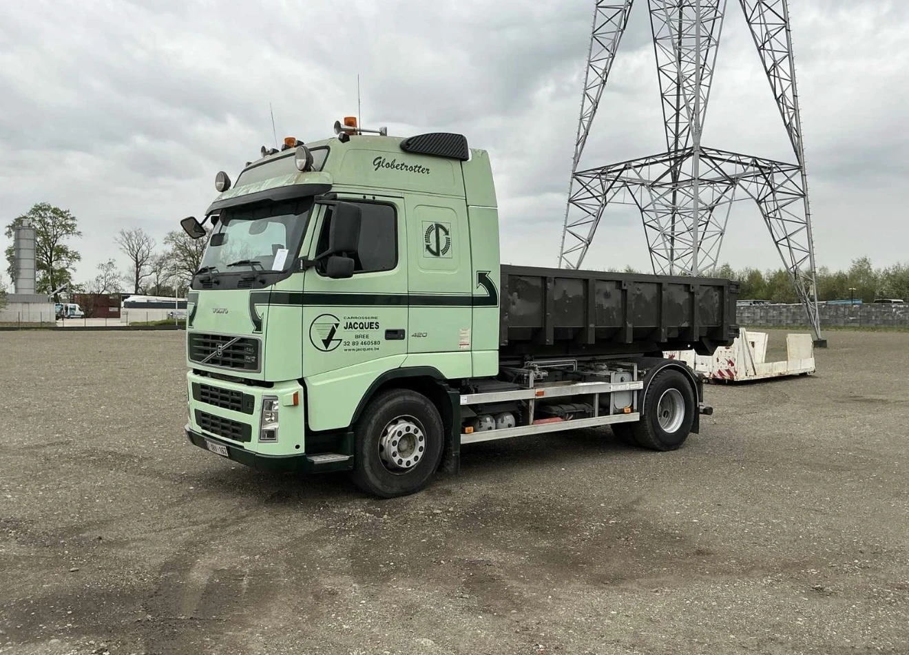Volvo F12 420 К.Самосвал + Мултилифт, снимка 5 - Камиони - 54840275