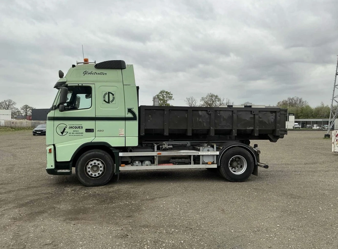 Volvo F12 420 К.Самосвал + Мултилифт, снимка 4 - Камиони - 54840275