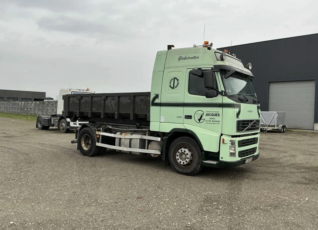 Volvo F12 420 К.Самосвал + Мултилифт, снимка 6 - Камиони - 54840275