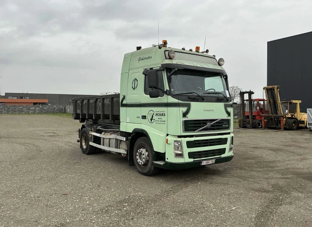 Volvo F12 420 К.Самосвал + Мултилифт, снимка 2 - Камиони - 54840275