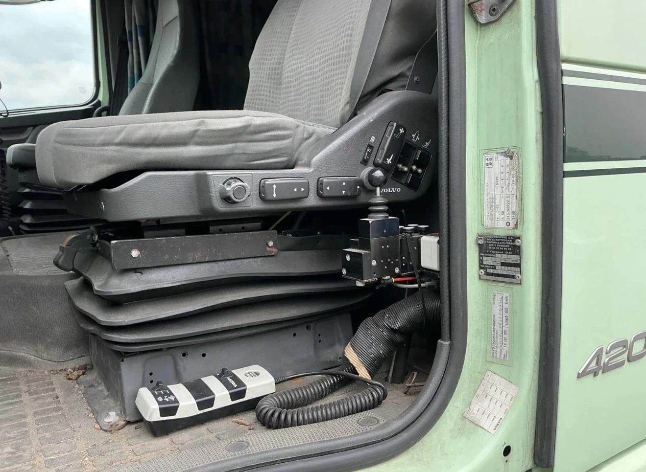 Volvo F12 420 К.Самосвал + Мултилифт, снимка 10 - Камиони - 54840275