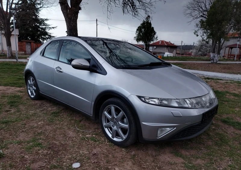 Honda Civic 2007г./НОВ ВНОС/ПАНОРАМА , снимка 1 - Автомобили и джипове - 49521254