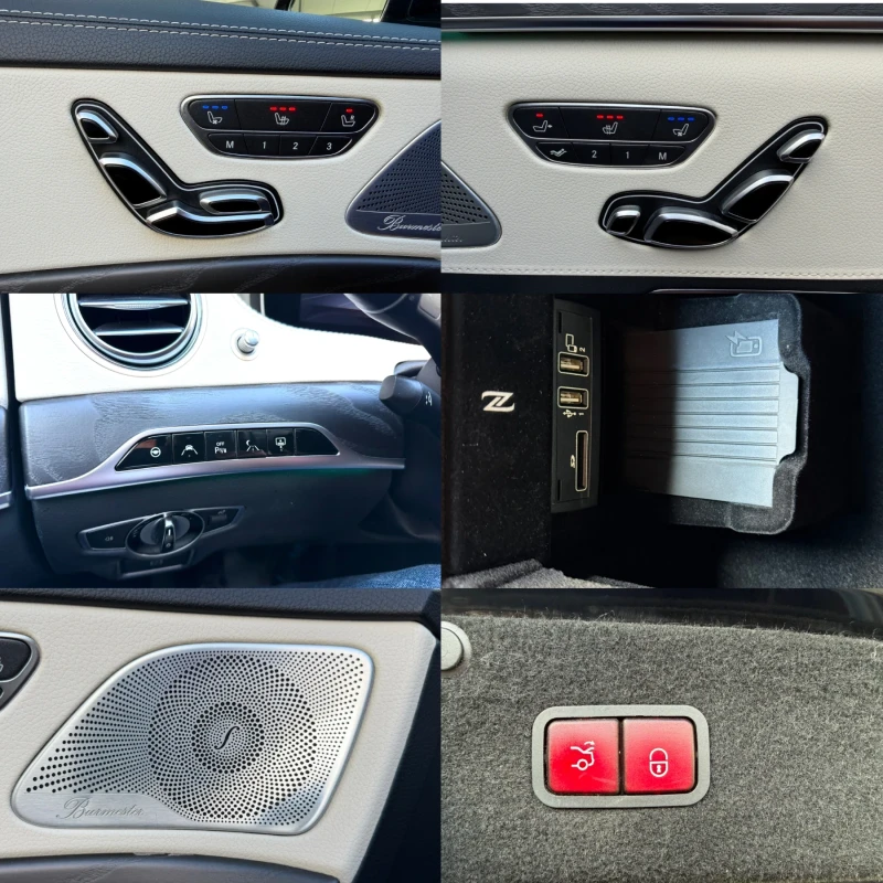 Mercedes-Benz S 400 D#LONG#4MATIC#DESIGNO#AMG#3xDVD#161000KM, снимка 17 - Автомобили и джипове - 53264337