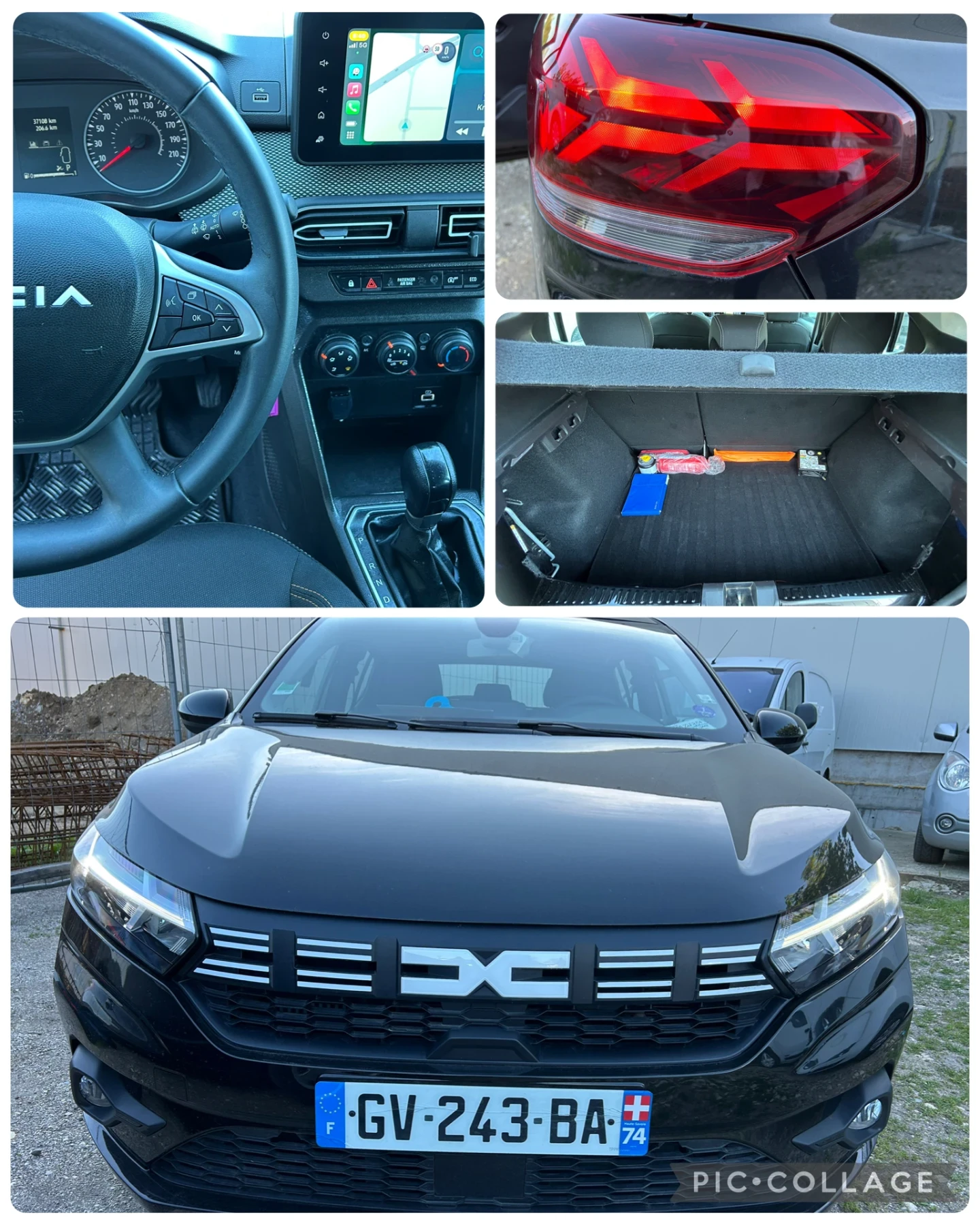 Dacia Sandero 1000T/AUTOMATIC/90K.C./FACELIFT/37000KM, снимка 15 - Автомобили и джипове - 54308647