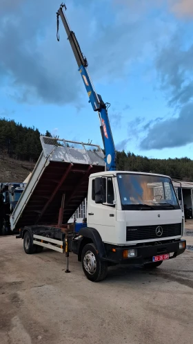 Mercedes-Benz 1114 Самосвал с кран, снимка 2