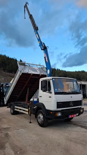 Mercedes-Benz 1114 Самосвал с кран, снимка 1
