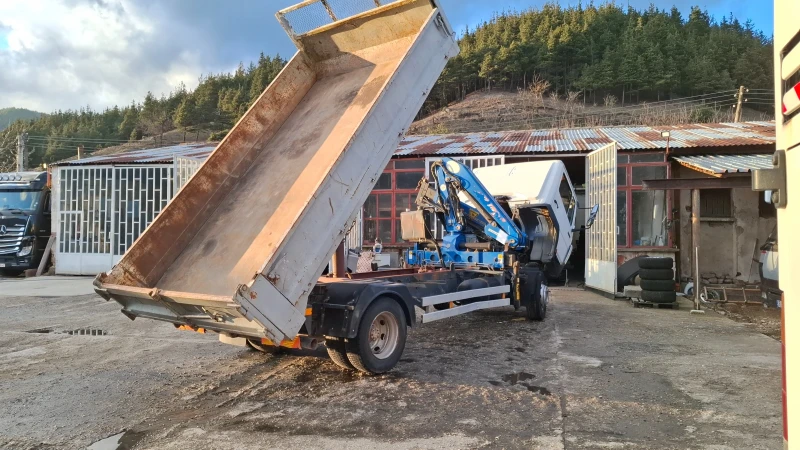 Mercedes-Benz 1114 Самосвал с кран, снимка 9 - Камиони - 53576715