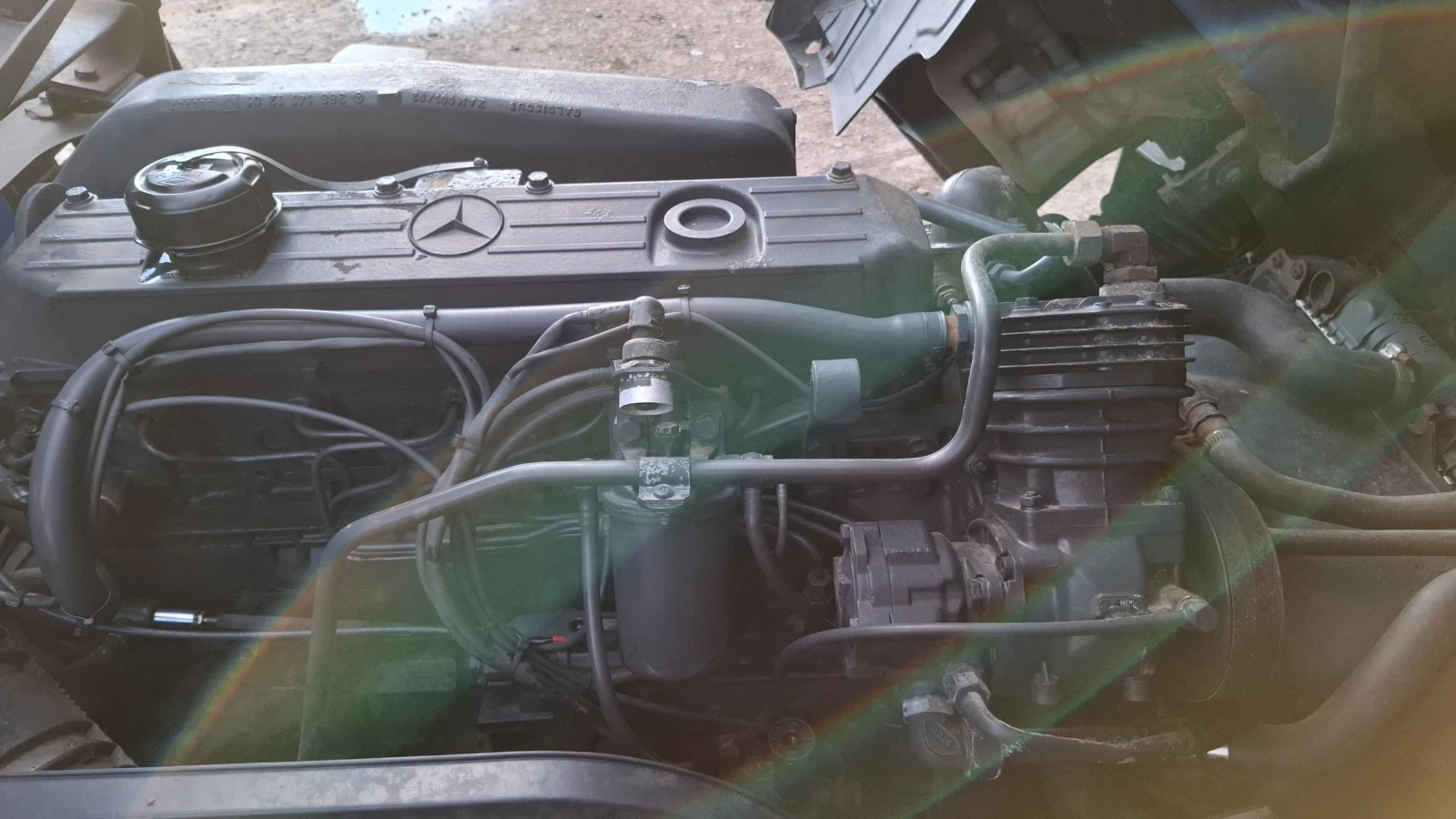 Mercedes-Benz 1114 Самосвал с кран - изображение 8