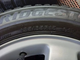 Гуми с джанти Bridgestone 195/65R15, снимка 3 - Гуми и джанти - 49598917