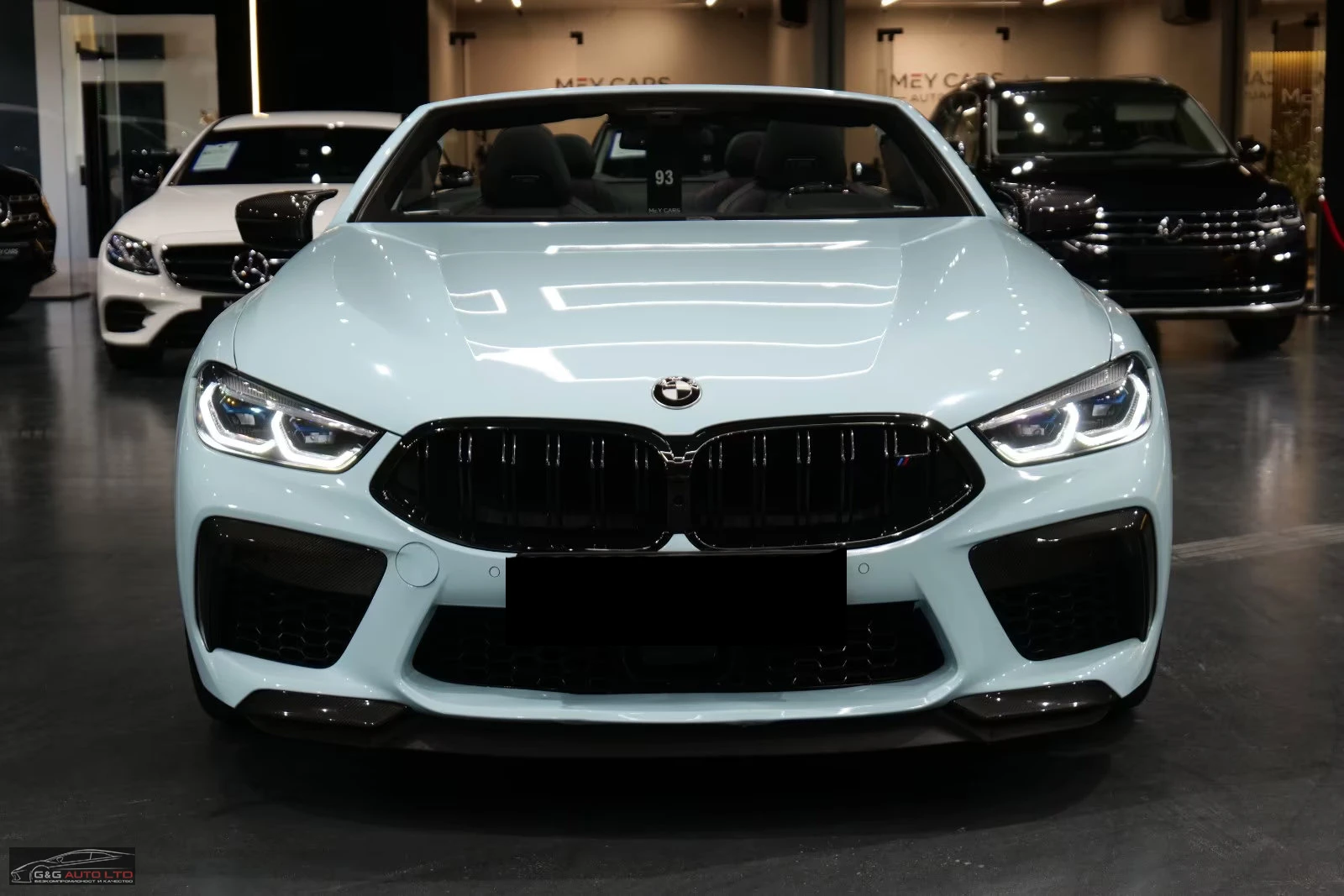 BMW M8 COMP/625HP/xDRIVE/CABRIO/360/B&W/HUD/CARBON/380z, снимка 6 - Автомобили и джипове - 54377236