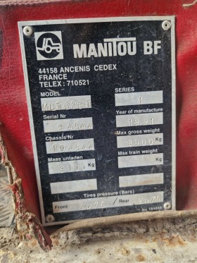 Телескопични товарачи Manitou MLT626T, снимка 7