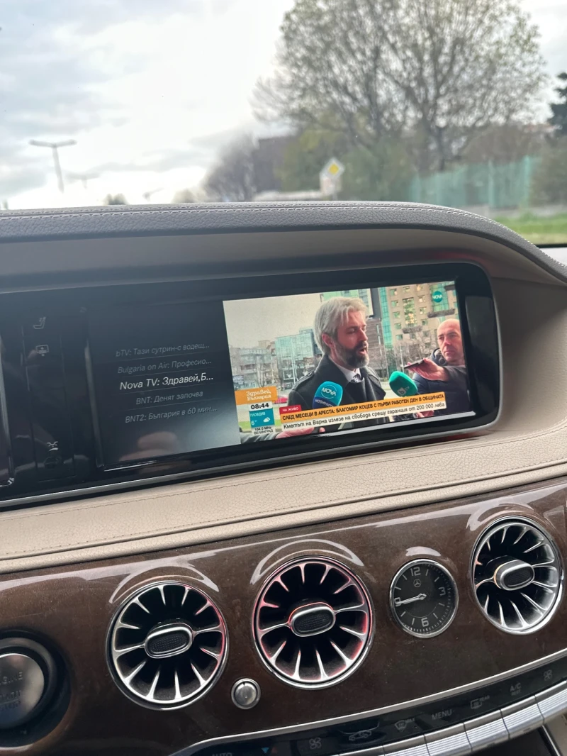 Mercedes-Benz S 500 FACE/AMG 6.3 L/4M/360/DISTR/ВАКУМ/PANO/3TV/FUL/GER, снимка 17 - Автомобили и джипове - 52658114