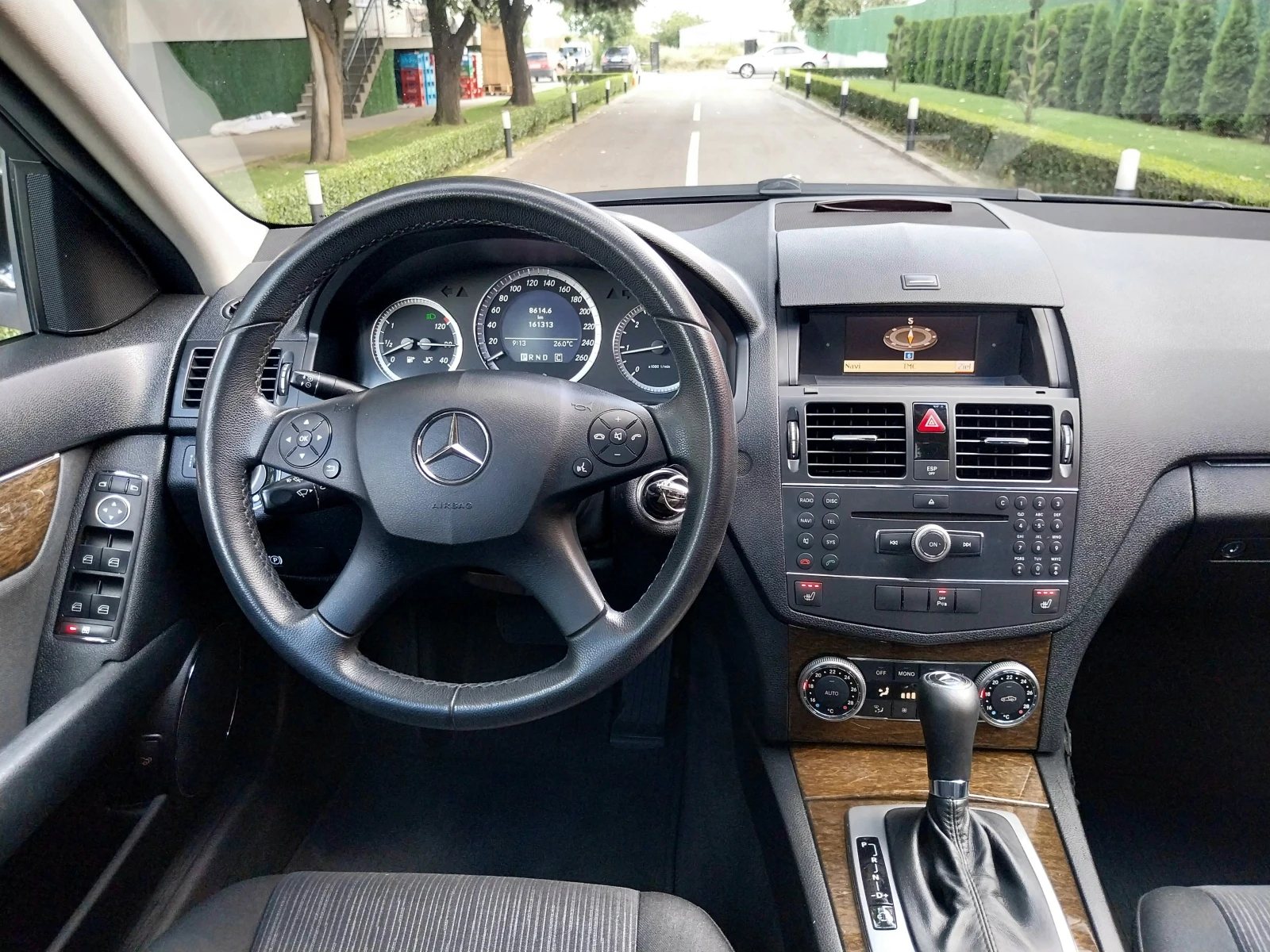 Mercedes-Benz C 220 C220/170кс/Панорама/Подгрев/Андроид/-ОМ646, снимка 13 - Автомобили и джипове - 55455749