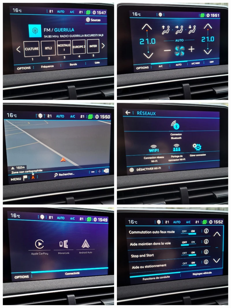 Peugeot 3008 1.6Blue HDi 6ск. Allure edition , снимка 11 - Автомобили и джипове - 52514780