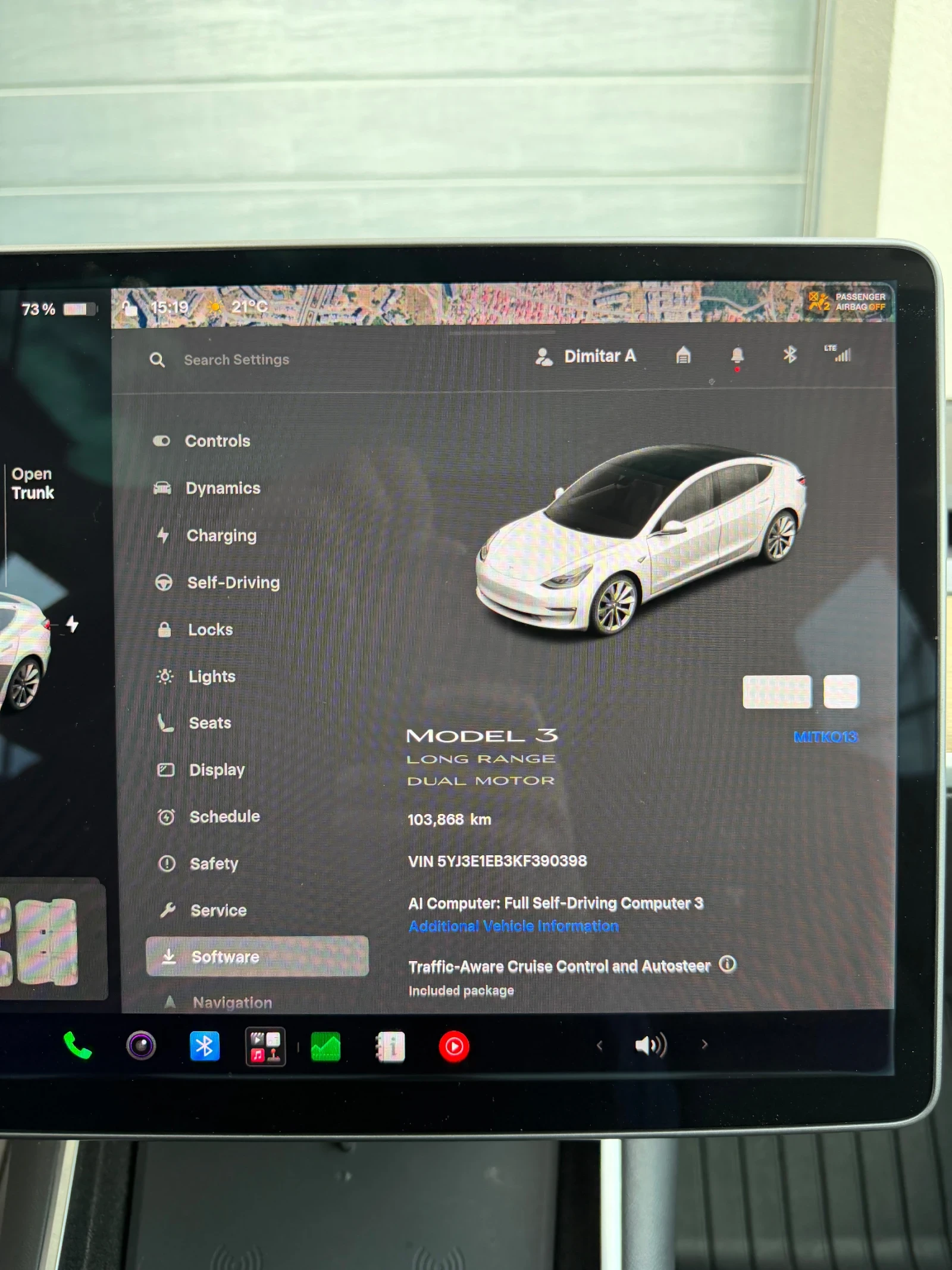 Tesla Model 3 Dual Motor/ Long Range, снимка 10 - Автомобили и джипове - 56183341