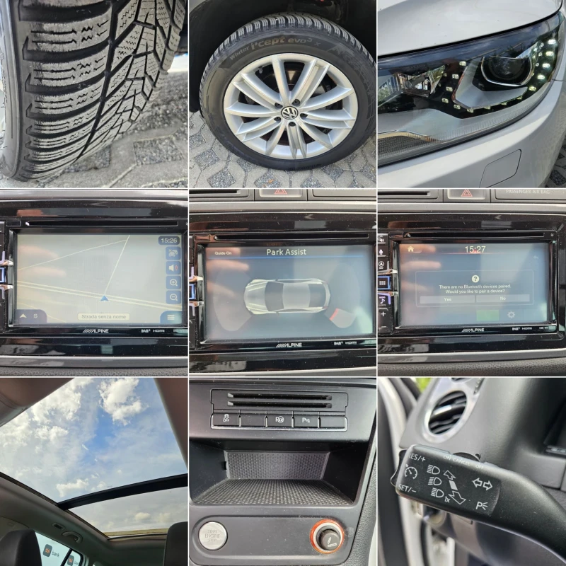 VW Tiguan 2.0TDI-140кс= АВТОМАТ= 4Х4= LED= ПАНОРАМА= KEYLESS, снимка 17 - Автомобили и джипове - 51607681