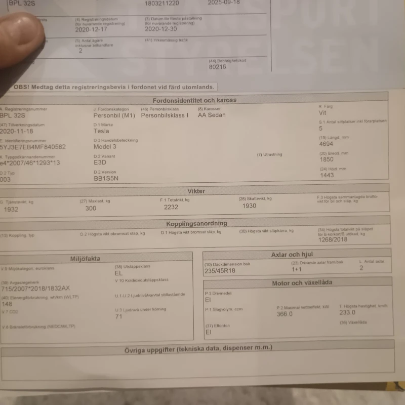 Tesla Model 3 Long range , facelift , CCS европейска 4х4, снимка 15 - Автомобили и джипове - 52136001