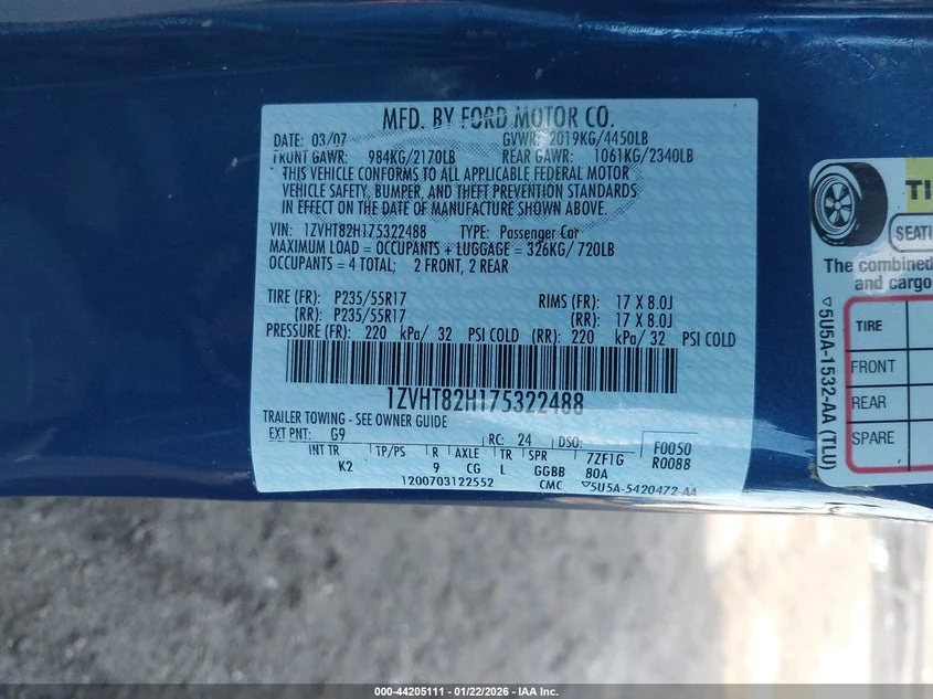 Ford Mustang 4.6l GT Deluxe * Kрайна цена до България* , снимка 9 - Автомобили и джипове - 53853004