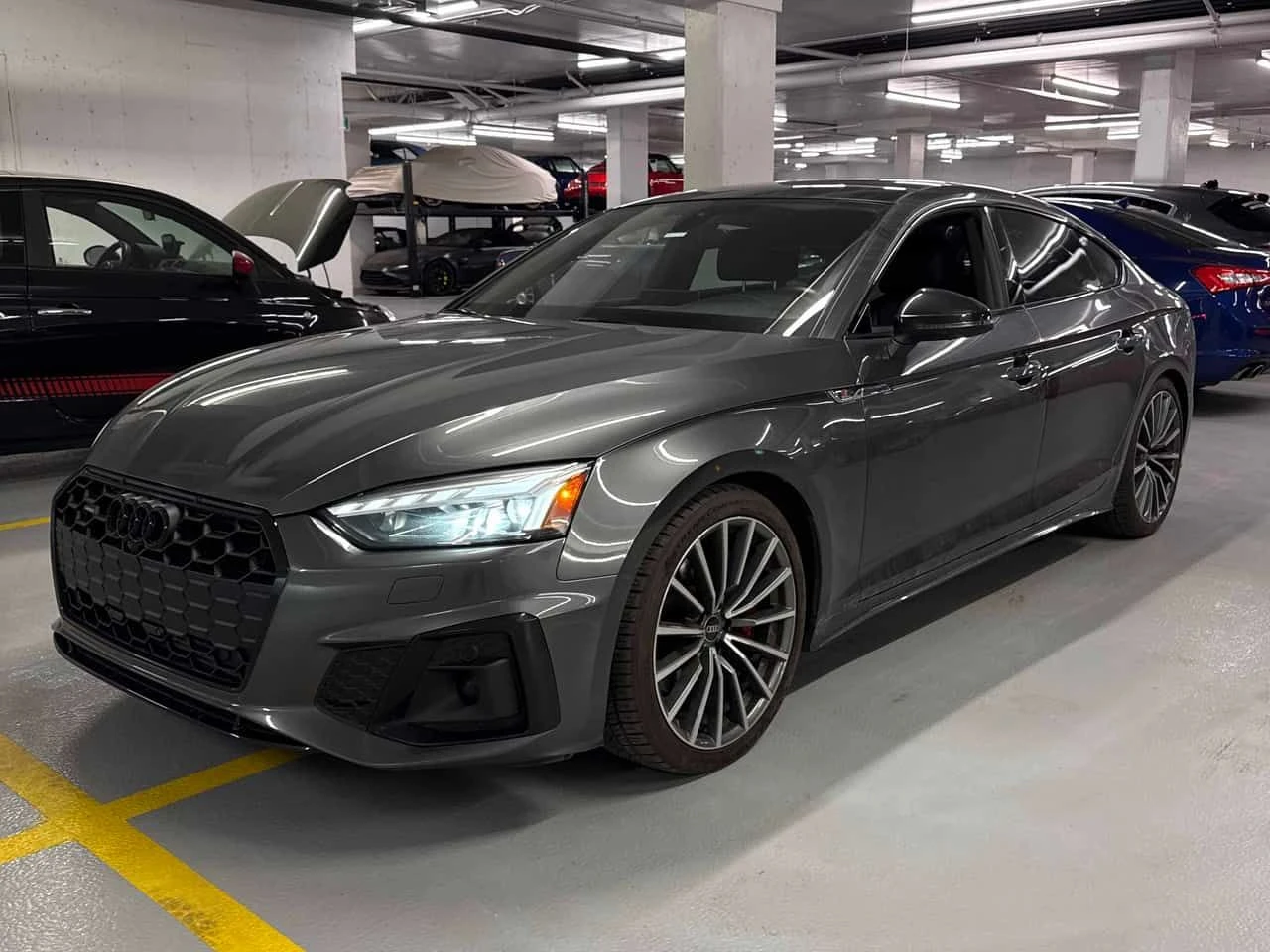 Audi A5 Technik /ЛАЗЕРИ/360/DISTRONIC