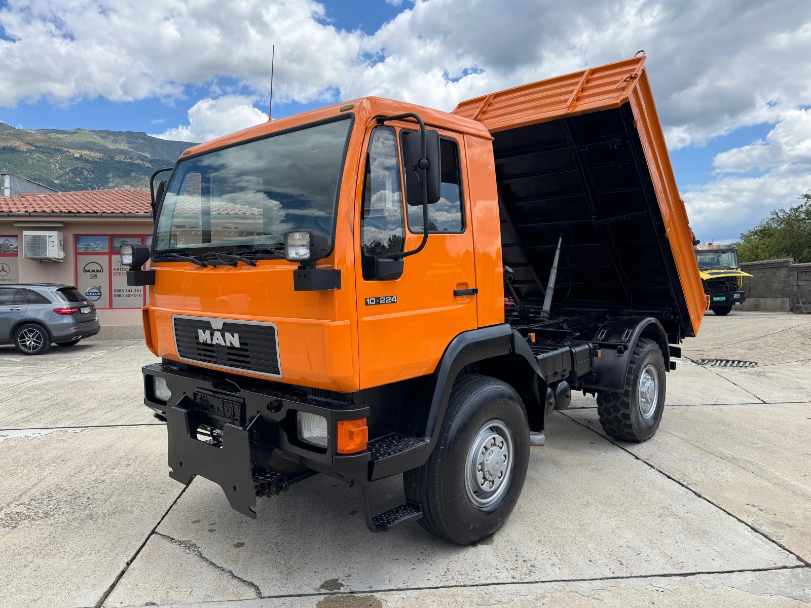 Man L 10.224 , тристранен самосвал , снимка 2 - Камиони - 55392391