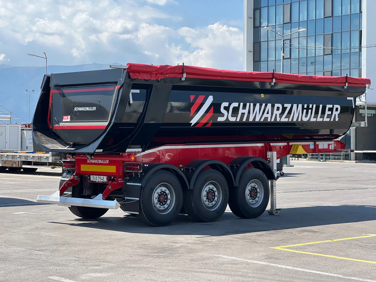 Полуремарке Schwarzmuller 24m3, 5950 kg, снимка 3 - Ремаркета - 55665429