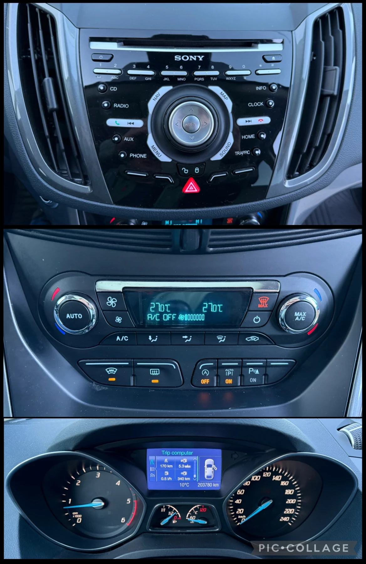 Ford C-max 1.6 TDCi/116kc/6ck/Navi/Кожа/PDC/Камера/* Titanium - изображение 10