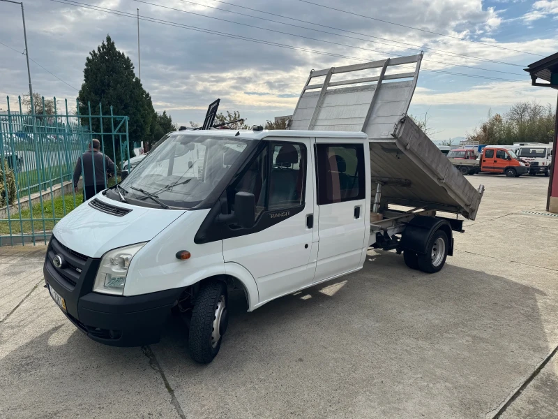 Ford Transit 2.4TD* 7 места* Тристранен самосвал* 2.80м. кош, снимка 3 - Бусове и автобуси - 49914728
