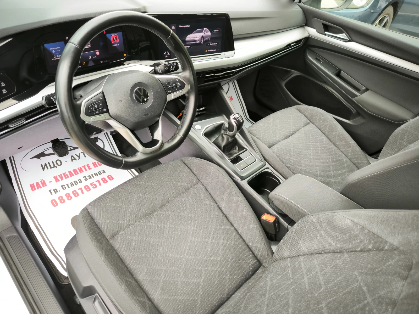 VW Golf 8-2, 0TDI-115k.6ск.EBPO 6, НАВИ, MATRiX, LED, FACE - изображение 9
